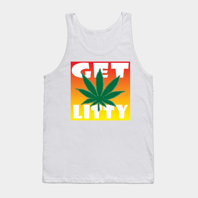 Get Litty Tank Top by Cards By Harris